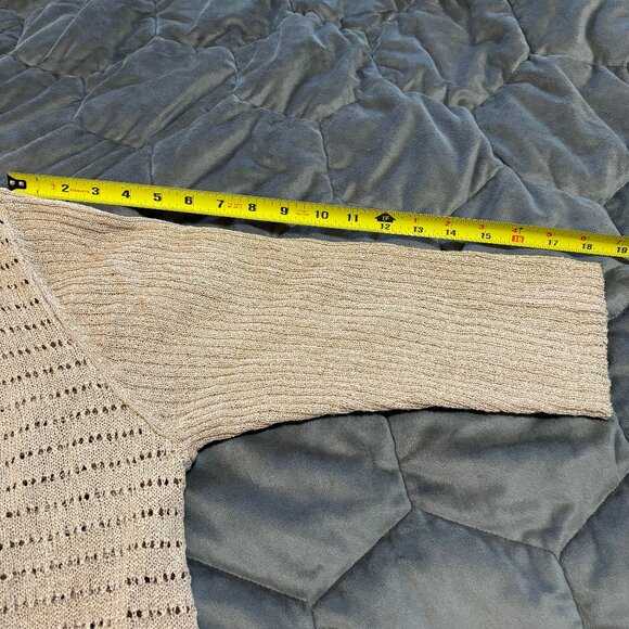 Women's Knit Cardigan Sidetail Waterfall Open Front Lauren Michelle Woman 1X - Picture 6 of 10